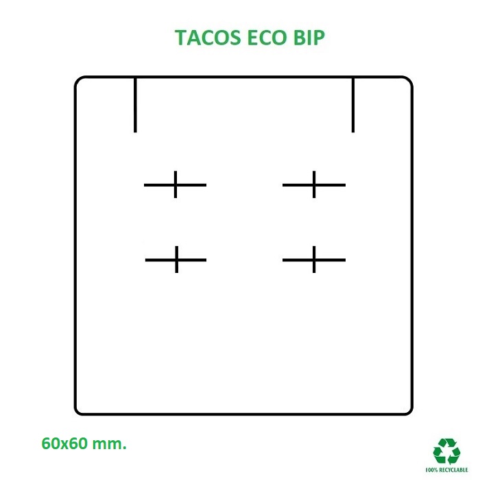 Eco BIP box earrings-cad/pendant 90x87x40 mm.